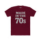Vintage 70s Unisex Cotton Crew Tee - Retro Made in the 70s T-Shirt - Riff Raff Wear