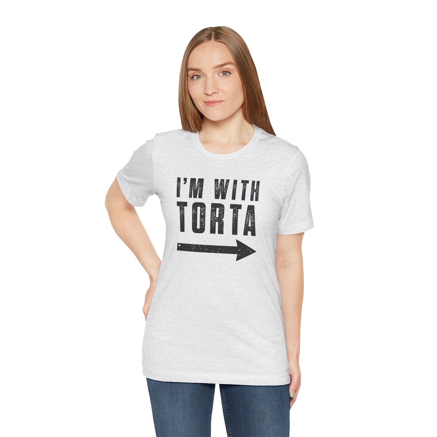 I’m With Torta Arrow Tee - Funny Family/Partner Mexican Food Shirt - Riff Rsff Wear