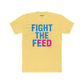 Unisex Cotton Crew Tee - Fight the Feed Graphic T-Shirt - Riff Raff Wear