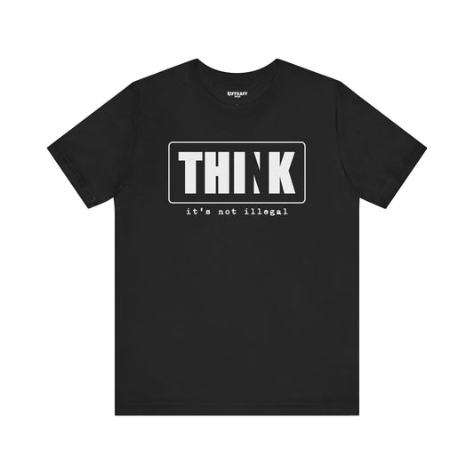 Riff Raff Wear Think 2 Unisex Jersey Short Sleeve Tee