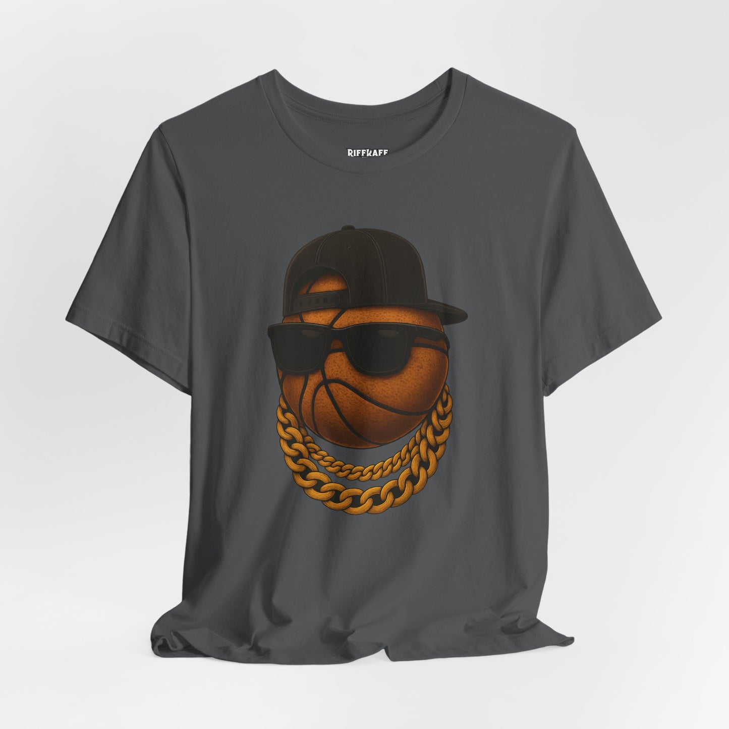 Basketball Bling Tee — Cool Hip-Hop Ball Graphic T-Shirt