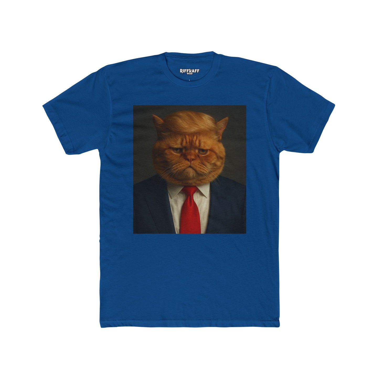 Fat Cat President Unisex Cotton Crew Tee - Riff Raff Wear