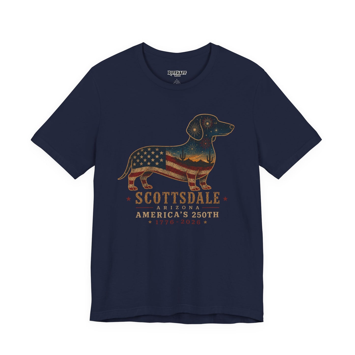 Copy of Freedom Crew Dachshund T-Shirt – Patriotic Dachshund Flag Tee