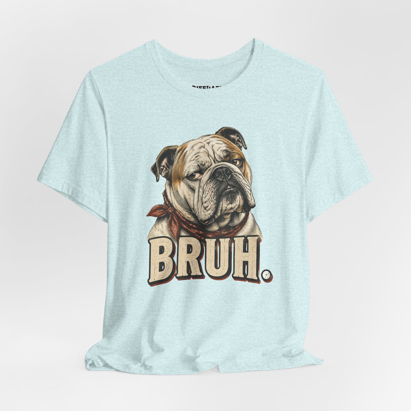 Bruh Bulldog T-Shirt Vintage English Bulldog Graphic Tee