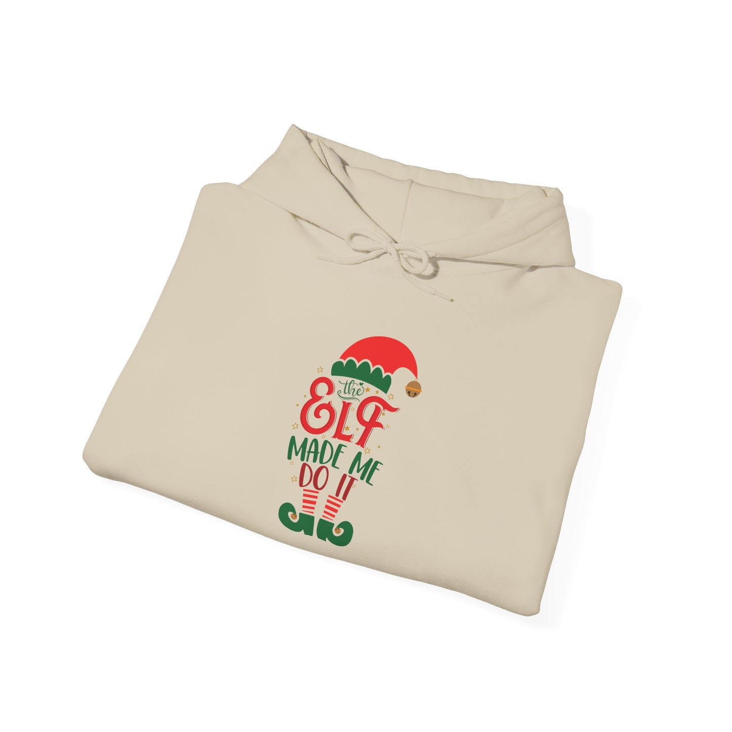 Riff Raff Wear The Elf Made Me Do It Unisex Heavy Blend™ Hooded Sweatshirt