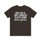 Stay Home Unisex Tee, Relaxed Fit Short Sleeve, Gift for Homebodies, Cozy Casual Shirt, Perfect for Introverts - Riff Raff Wear