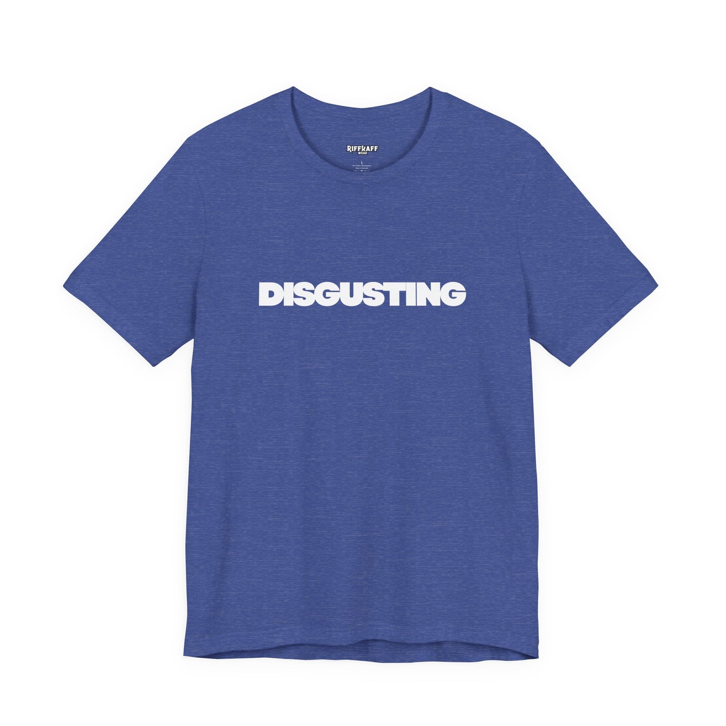 DISGUSTING Graphic Tee — Bold Text Statement T-Shirt
