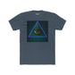 Mystical Eye Unisex Cotton Crew Tee - Retro Cyber Design - Riff Raff Wear