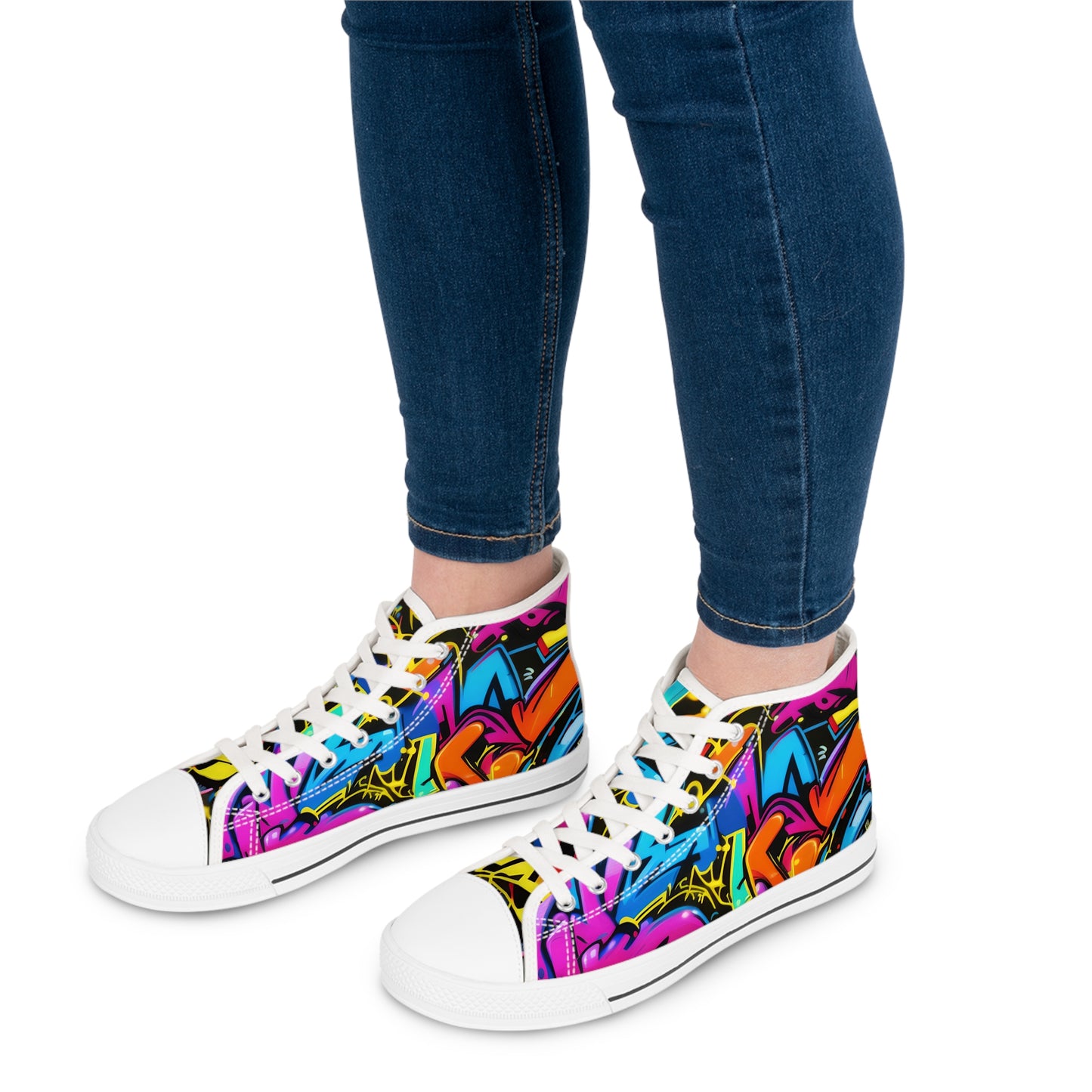 Riff Raff Wear Graffiti Women's High Top Sneakers