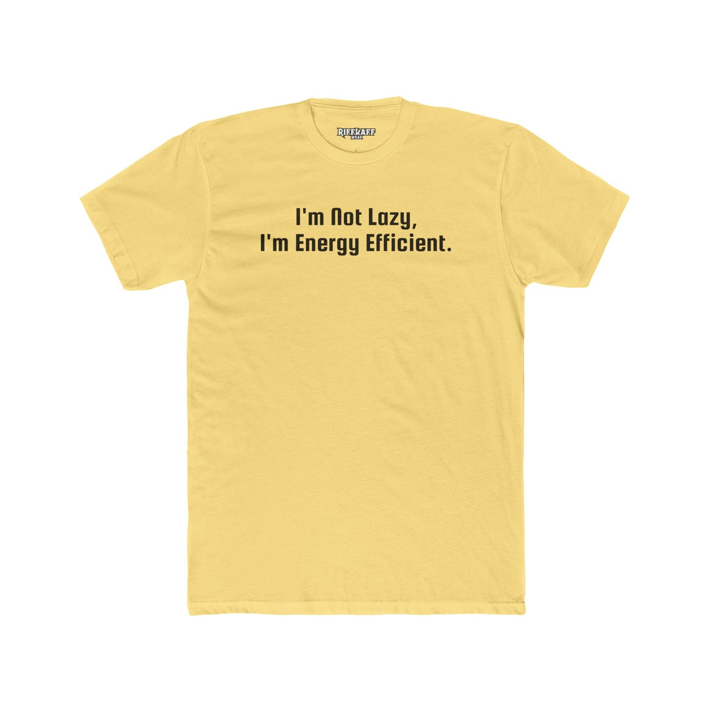 Energy Efficient Unisex Cotton Crew Tee -- Riff Raff Wear