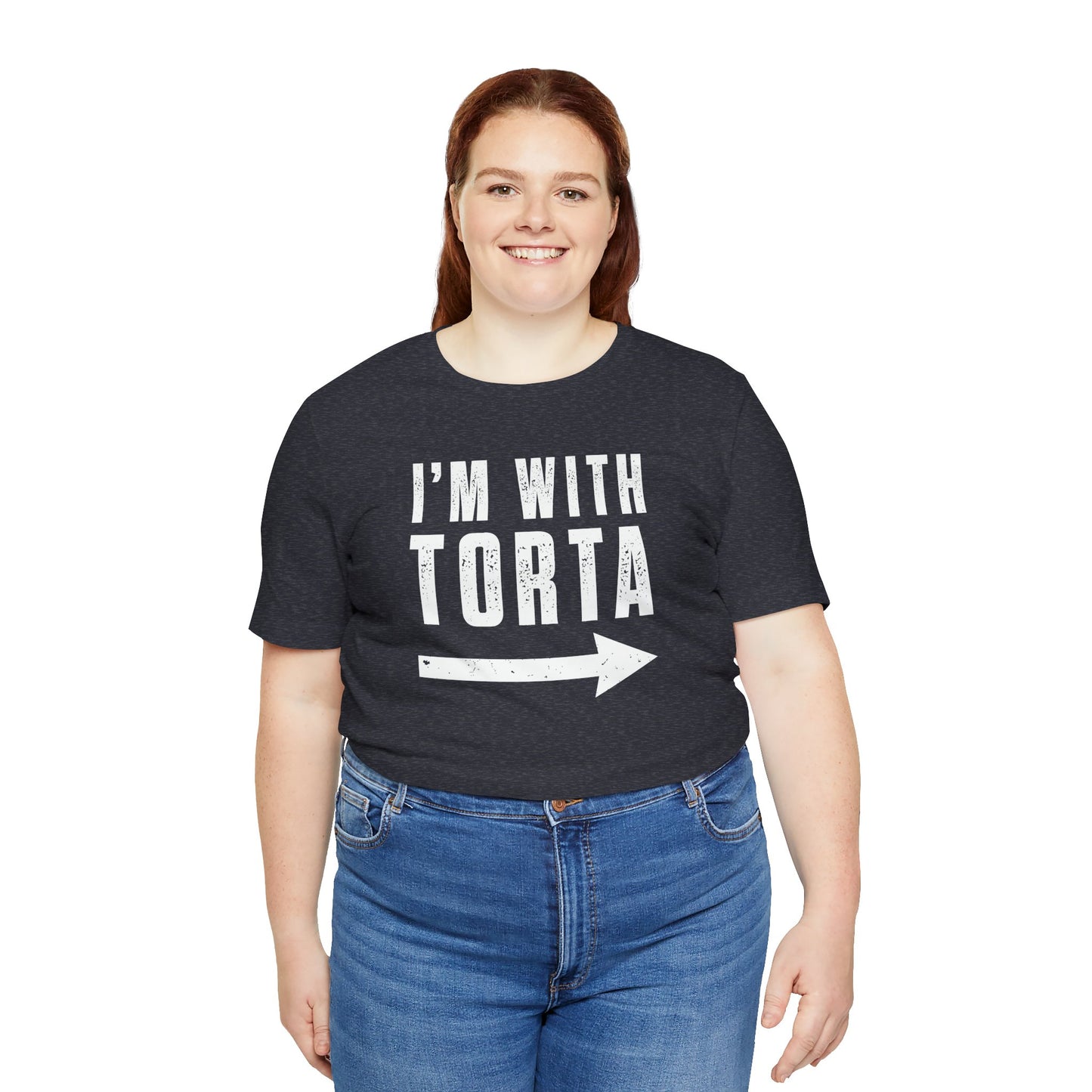 I’m With Torta Arrow Tee - Funny Family/Partner Mexican Food Shirt - Riff Rsff Wear