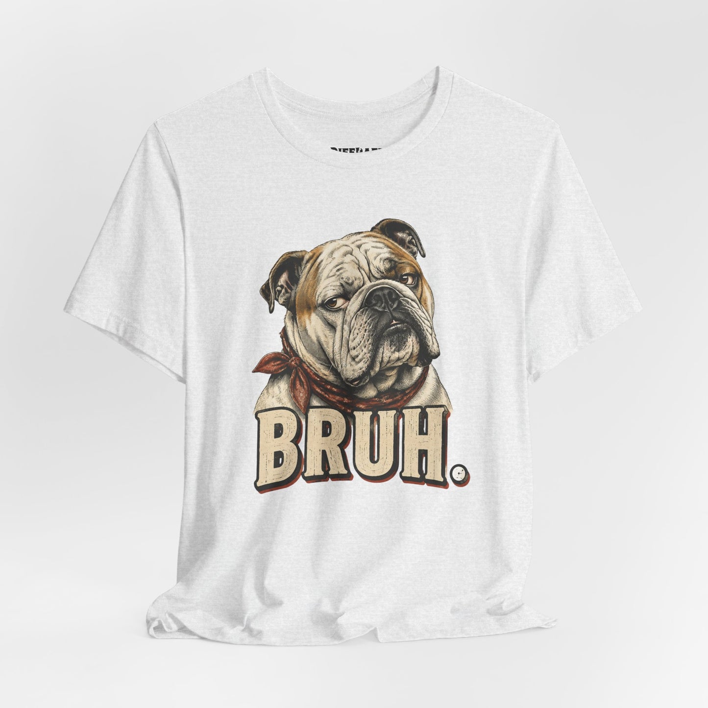 Bruh Bulldog T-Shirt Vintage English Bulldog Graphic Tee