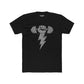 Motivational Gym Crew Tee - Bold Fist & Dumbbell Design - Riff Raff Wear