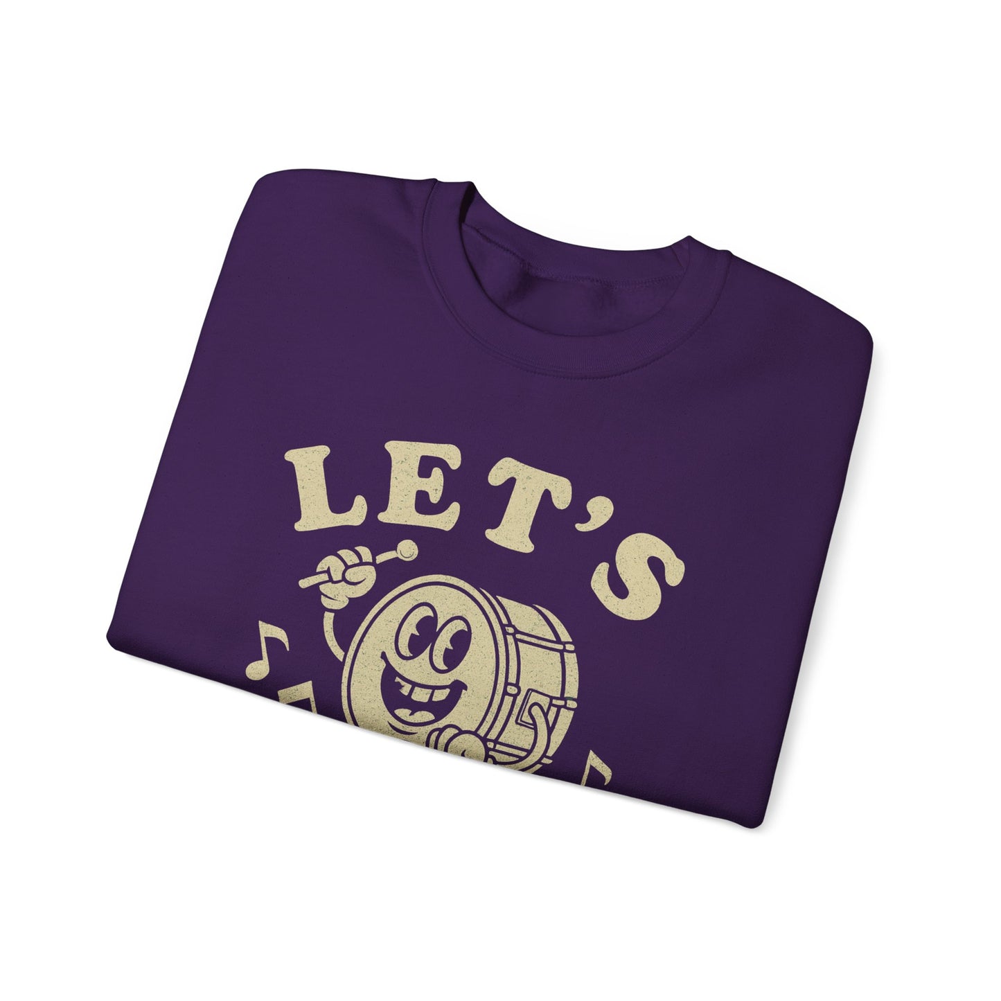 Let's Bang! Unisex Crewneck Sweatshirt - Fun & Comfy Apparel for Music Lovers - Riff Raff Wear