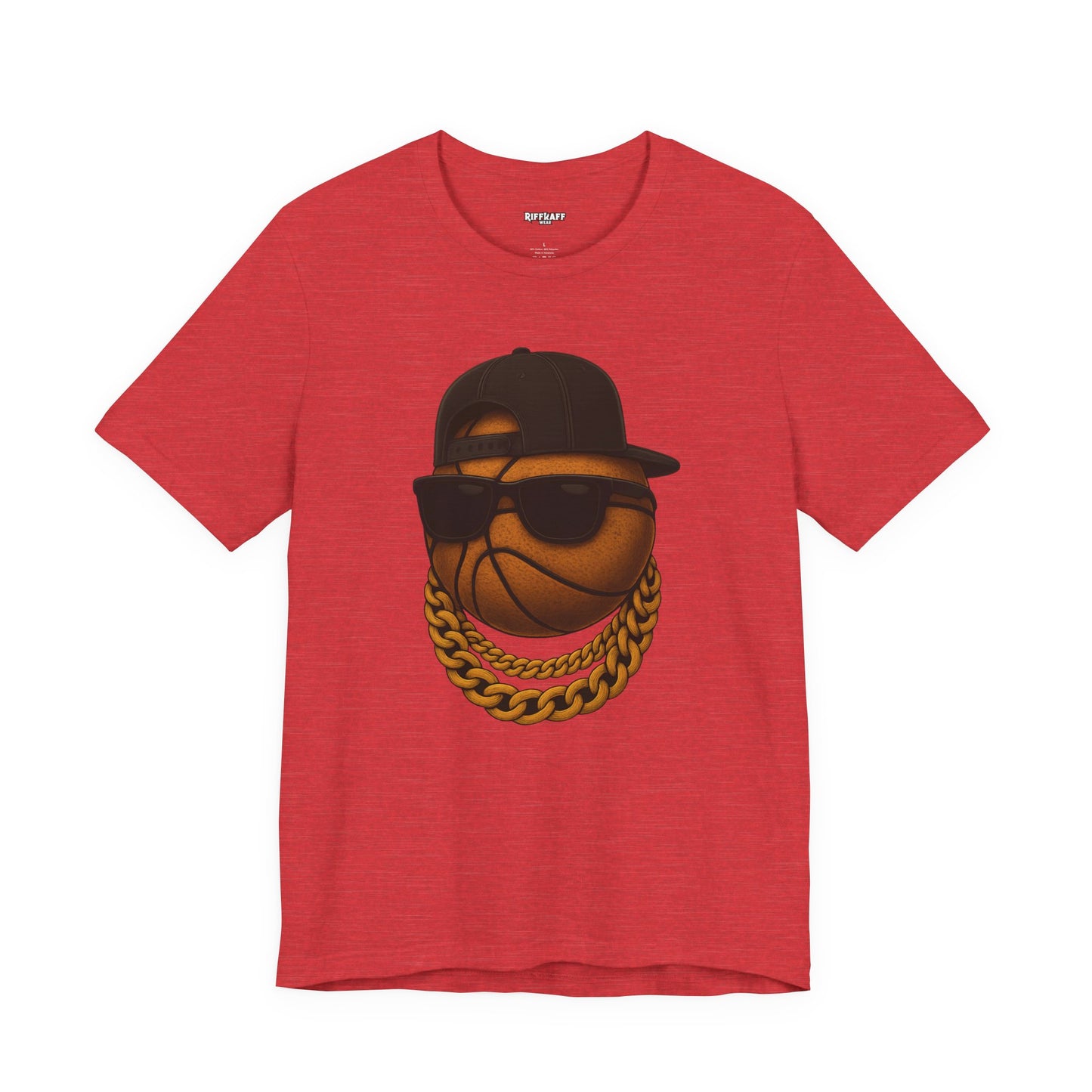 Basketball Bling Tee — Cool Hip-Hop Ball Graphic T-Shirt