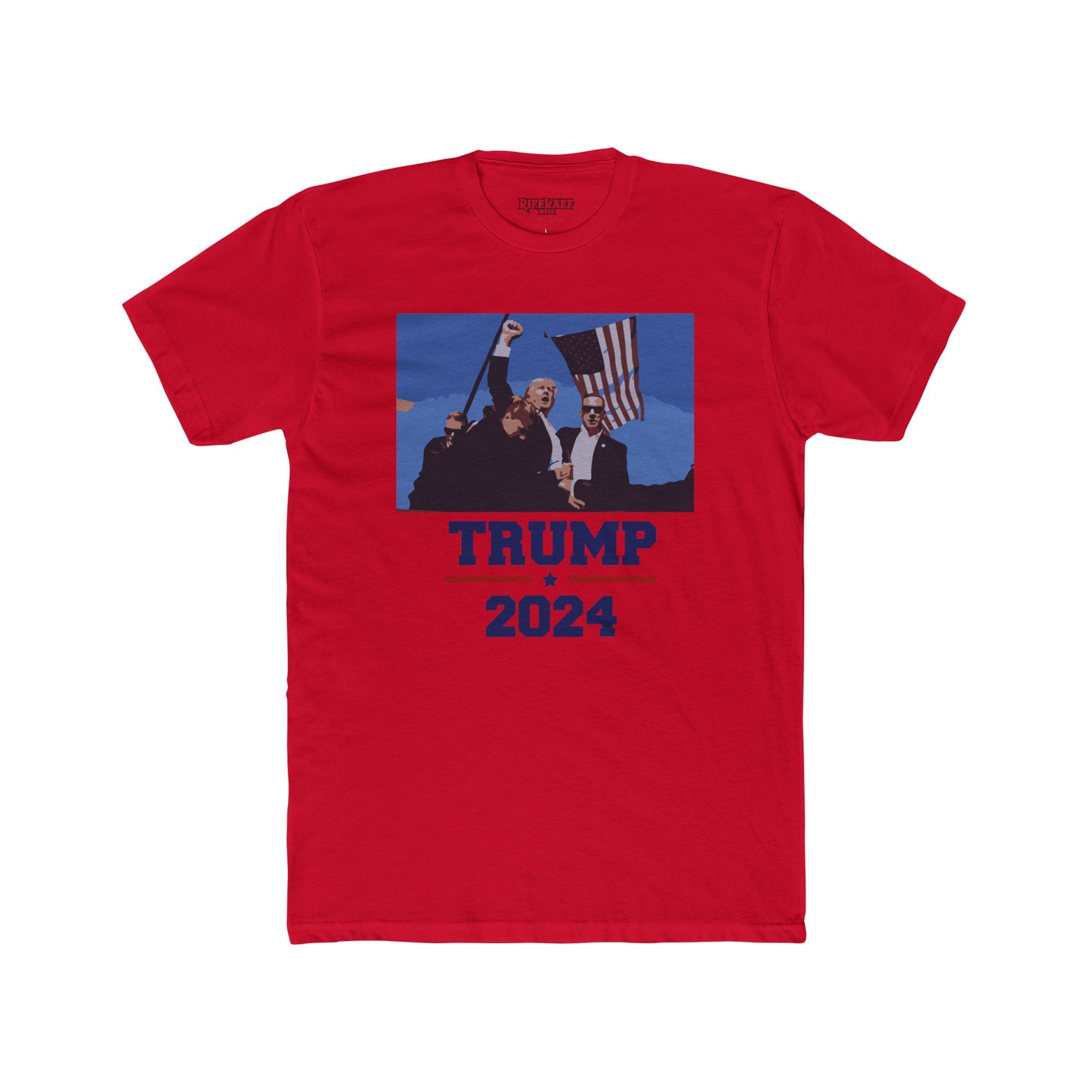 Riff Raff Wear Trump Survives 2024 Unisex Cotton Crew Tee