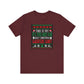 Riff Raff Wear Ugly Christmas Shirt Unisex Jersey Short Sleeve Tee