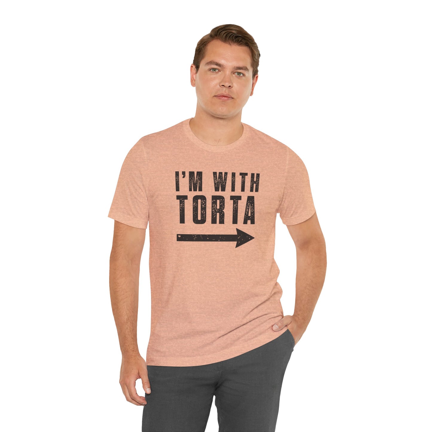 I’m With Torta Arrow Tee - Funny Family/Partner Mexican Food Shirt - Riff Rsff Wear