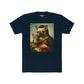 Funny Pet Portrait Unisex Cotton Crew Tee - Cat & Dog Art Tee - Riff Raff Wear