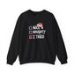 Christmas Sweatshirt, Funny Holiday Gift, Cozy Crewneck, Naughty Nice Humor, Unisex Winter Style, Festive Apparel - DMHoops.com