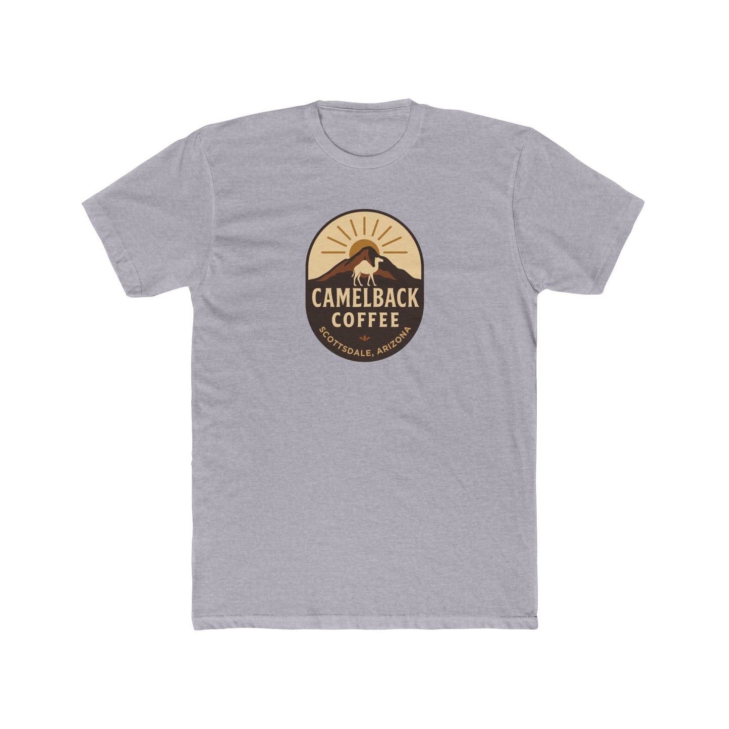 Coffee Lover Unisex Cotton Crew Tee, Casual Shirt, Vintage Coffee Camelback Coffee Old Town Scottsdale