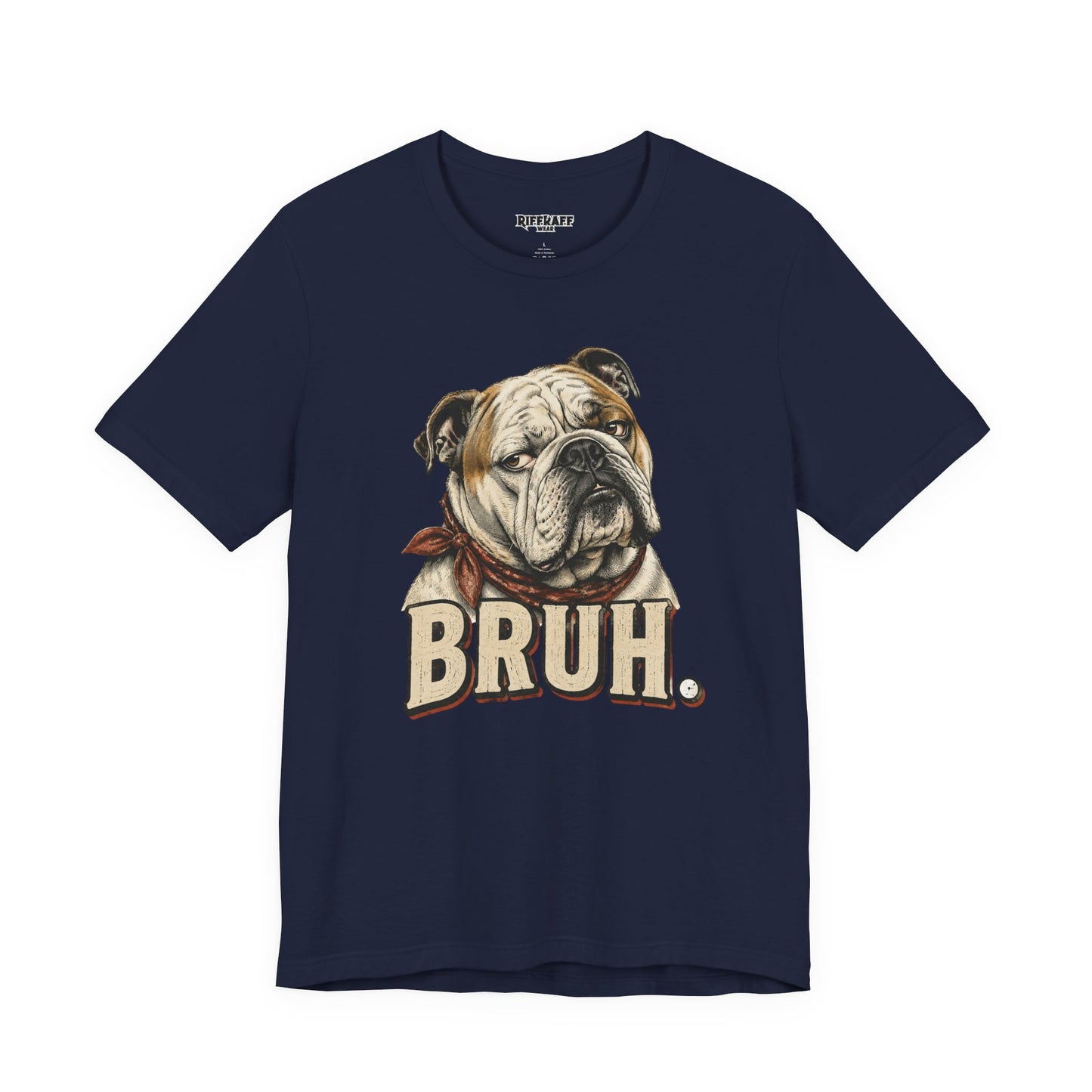Bruh Bulldog T-Shirt Vintage English Bulldog Graphic Tee