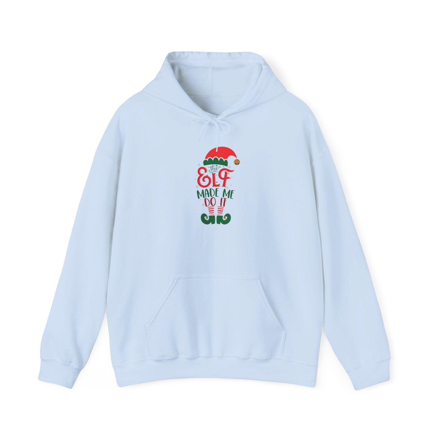 Riff Raff Wear The Elf Made Me Do It Unisex Heavy Blend™ Hooded Sweatshirt