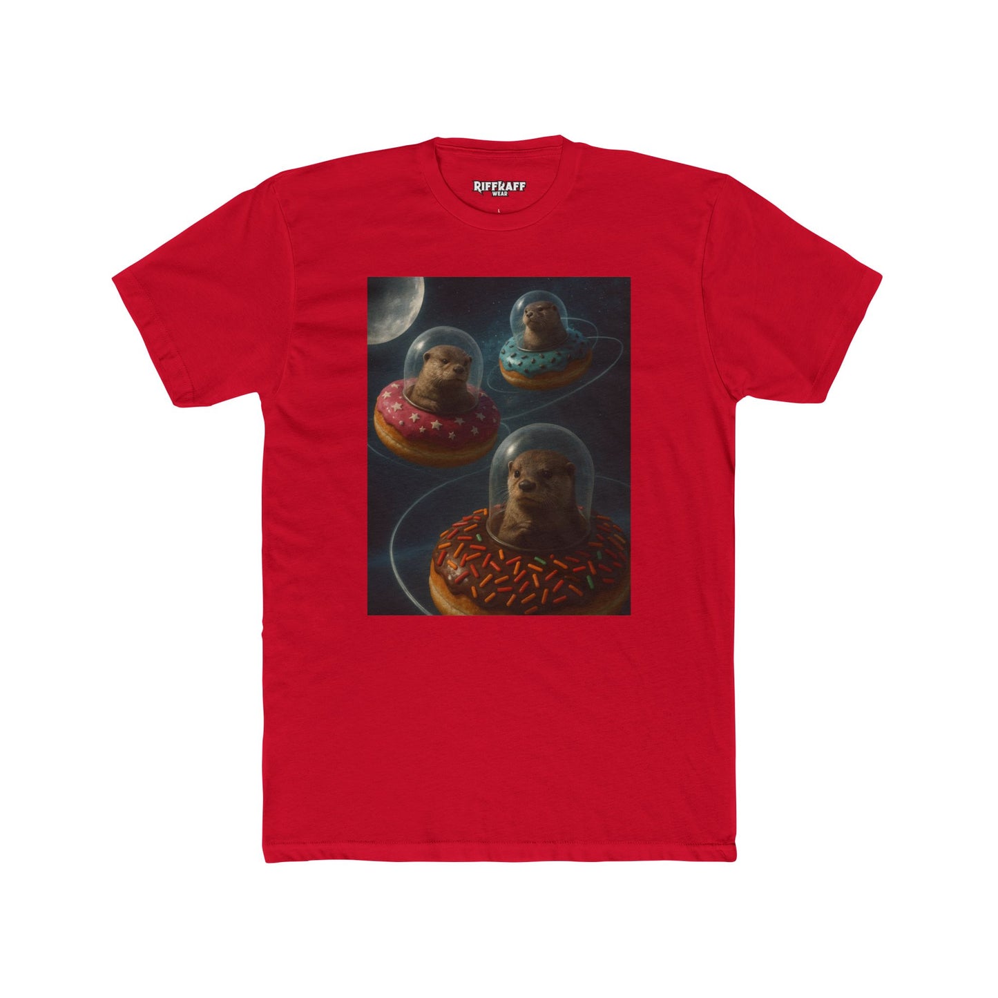 Otter Space Unisex Cotton Crew Tee - Riff Raff Wear