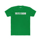 Freedom Tee White Men's Cotton Crew Tee - Riff Raff Wear