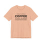 Dad Funny Coffee Unisex Jersey Short Sleeve Tee