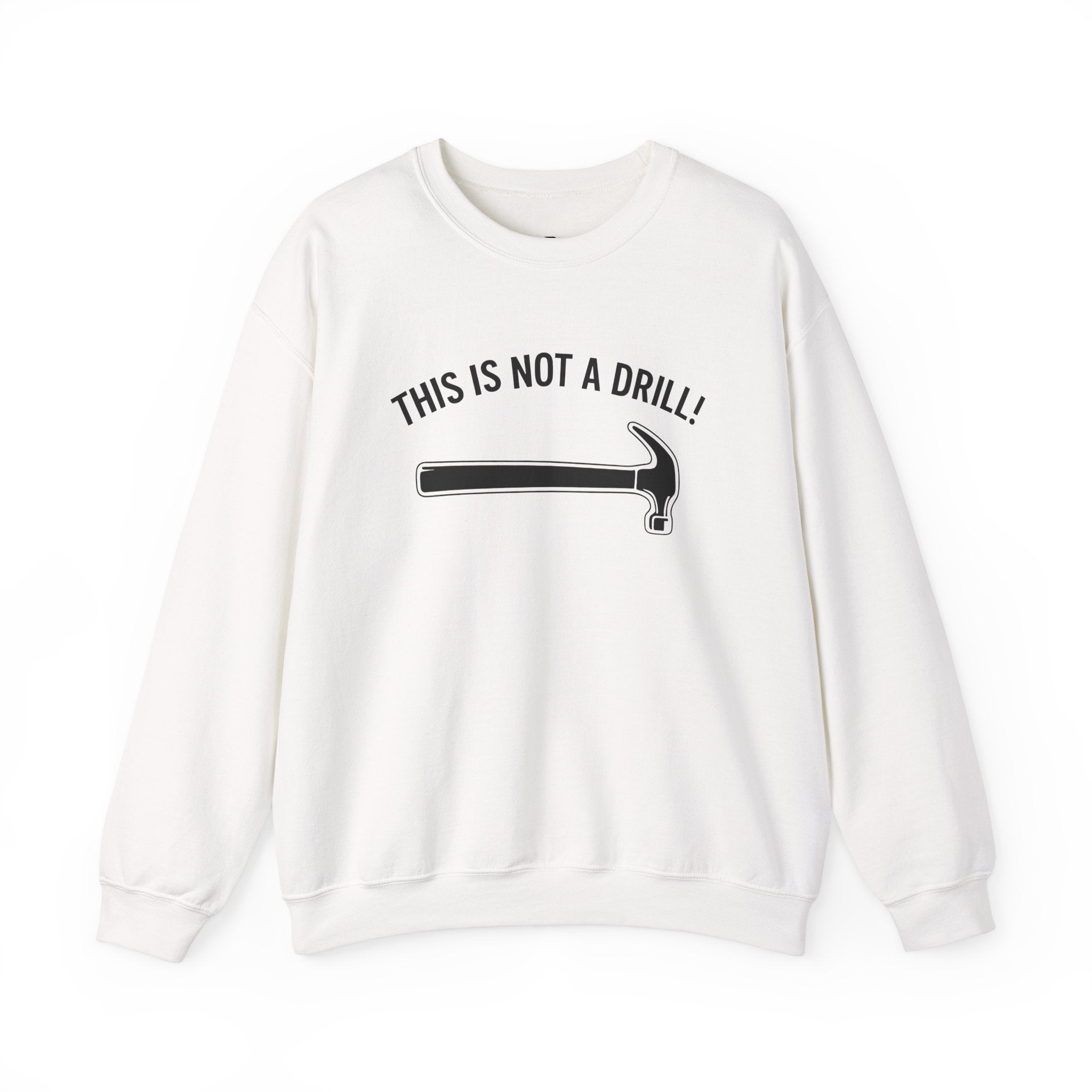 Humorous DIY Crewneck Sweatshirt - Funny Gift for Handyman, Home Improvement Lover, Casual Wear, Birthday, Unique Gift Idea - Riff Raff Wear