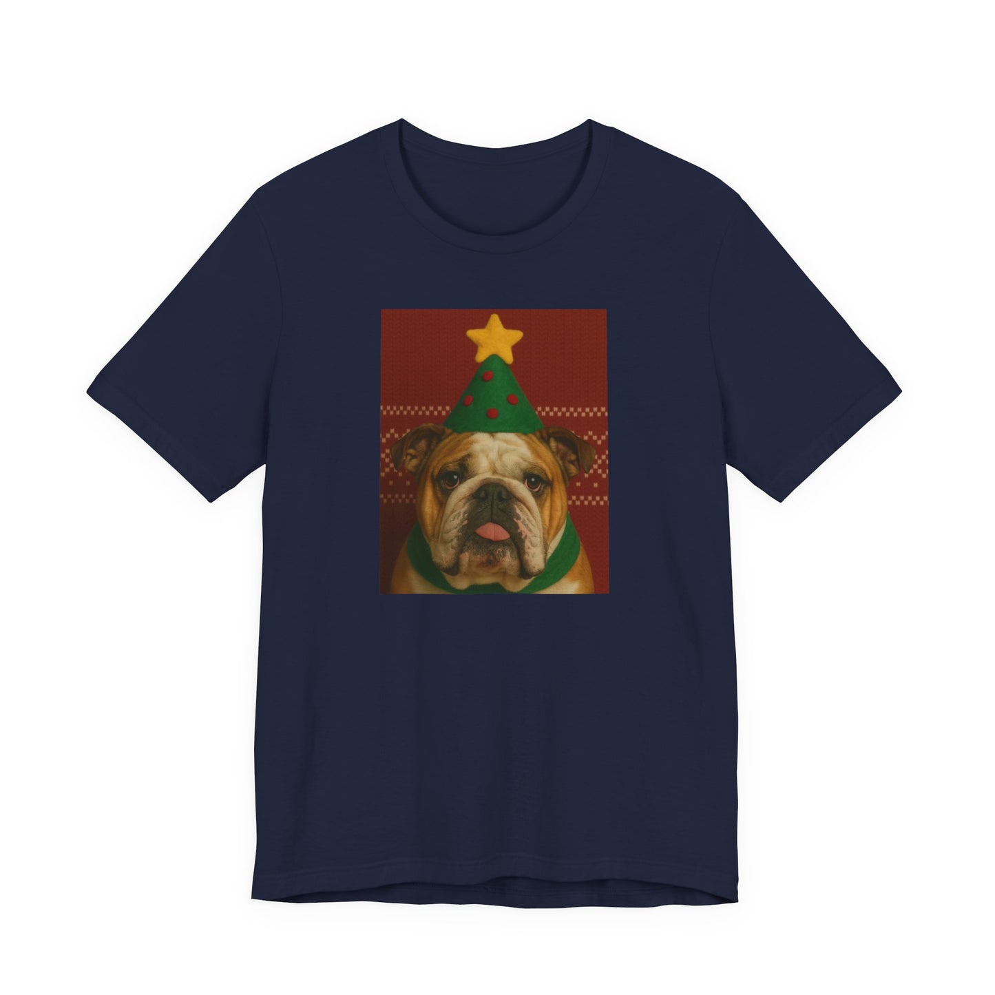 Festive Dog Christmas Tee, Cute Holiday T-Shirt, Unisex Pet Lover Gift, Funny Pet Design, Christmas Apparel - Riff Raff Wear
