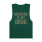 Discipline Is My Drug Unisex Tank Top - Motivational Fitness Apparel - Riff Raff Wear
