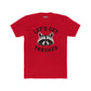 Let's Get Trashed Raccoon Cotton Crew Tee - Fun Unisex T-Shirt for Casual Outings - Riff Raff Wear