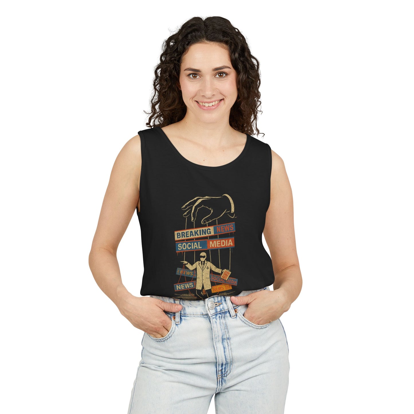 Graphic Unisex Tank Top - 'Truth is a Virus' - Riff Raff Wear
