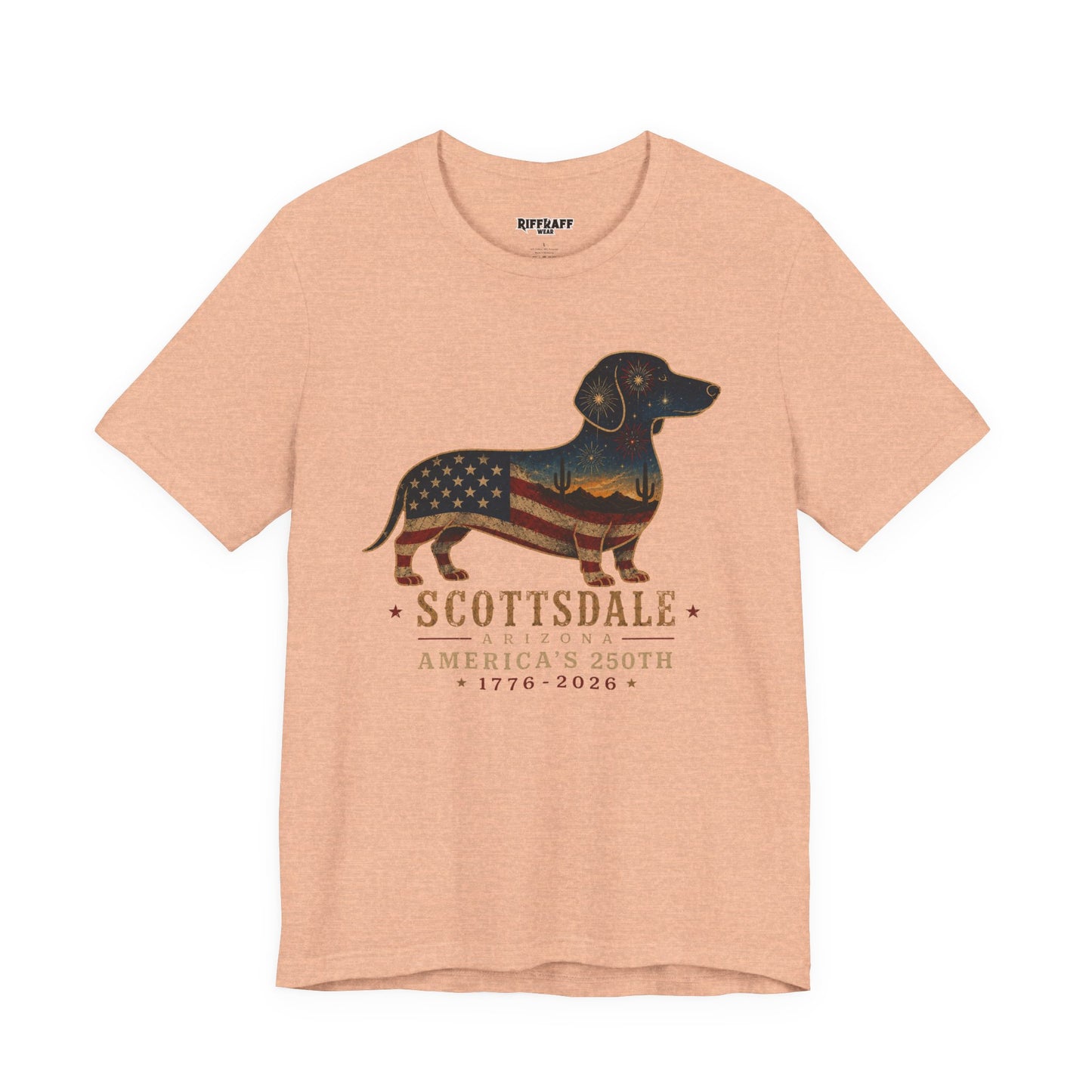 Copy of Freedom Crew Dachshund T-Shirt – Patriotic Dachshund Flag Tee