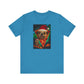 Festive Dog Pizza Tee - Unisex Short Sleeve T-Shirt, Funny Holiday Shirt, Pet Lover Gift, Christmas Apparel, Cute Animal Tee - Riff Raff Wear