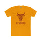 Geometric Bull Design Unisex Cotton Crew Tee - Revoked Graphic Tee - Riff Raff Wear