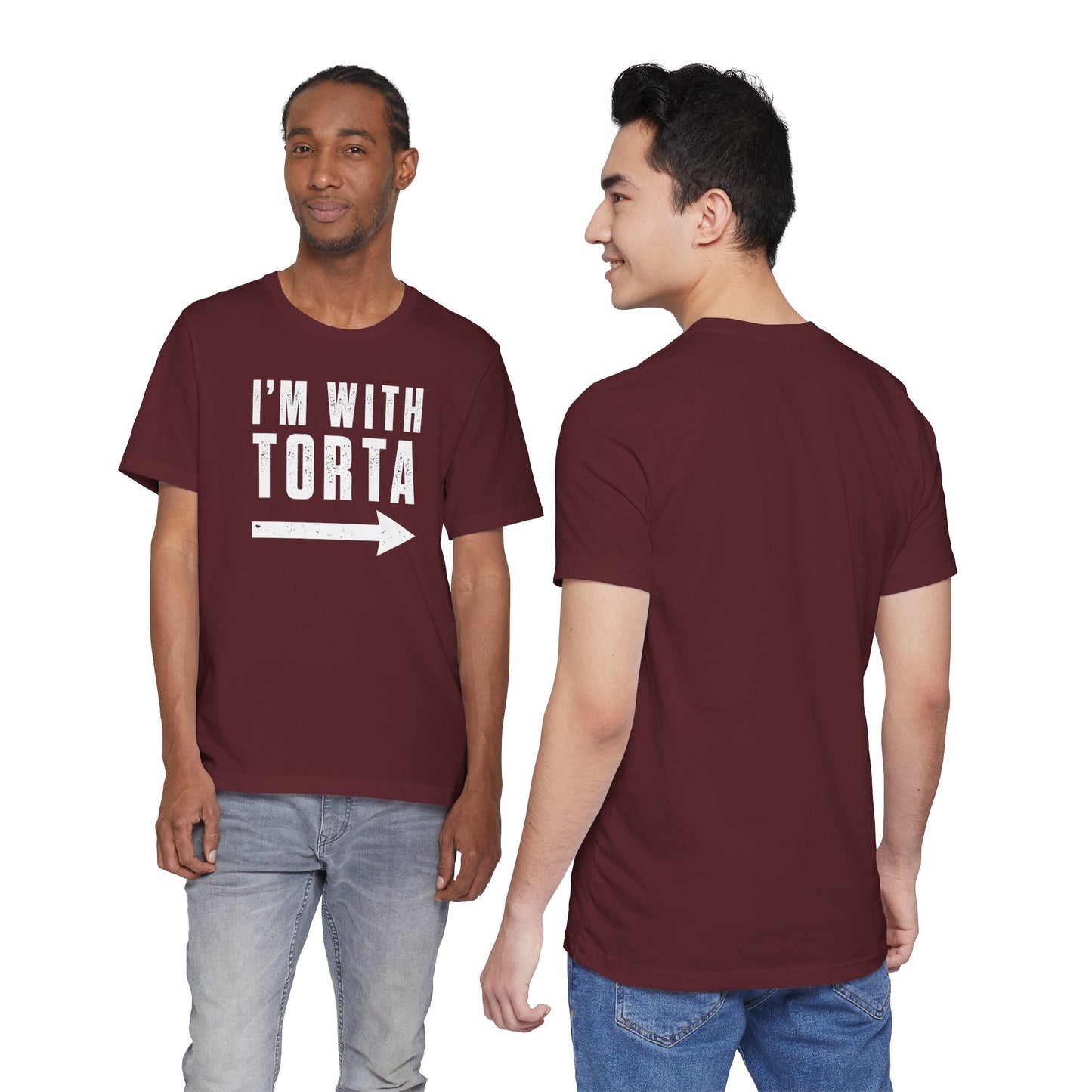 I’m With Torta Arrow Tee - Funny Family/Partner Mexican Food Shirt - Riff Rsff Wear