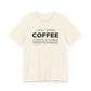 Dad Funny Coffee Unisex Jersey Short Sleeve Tee