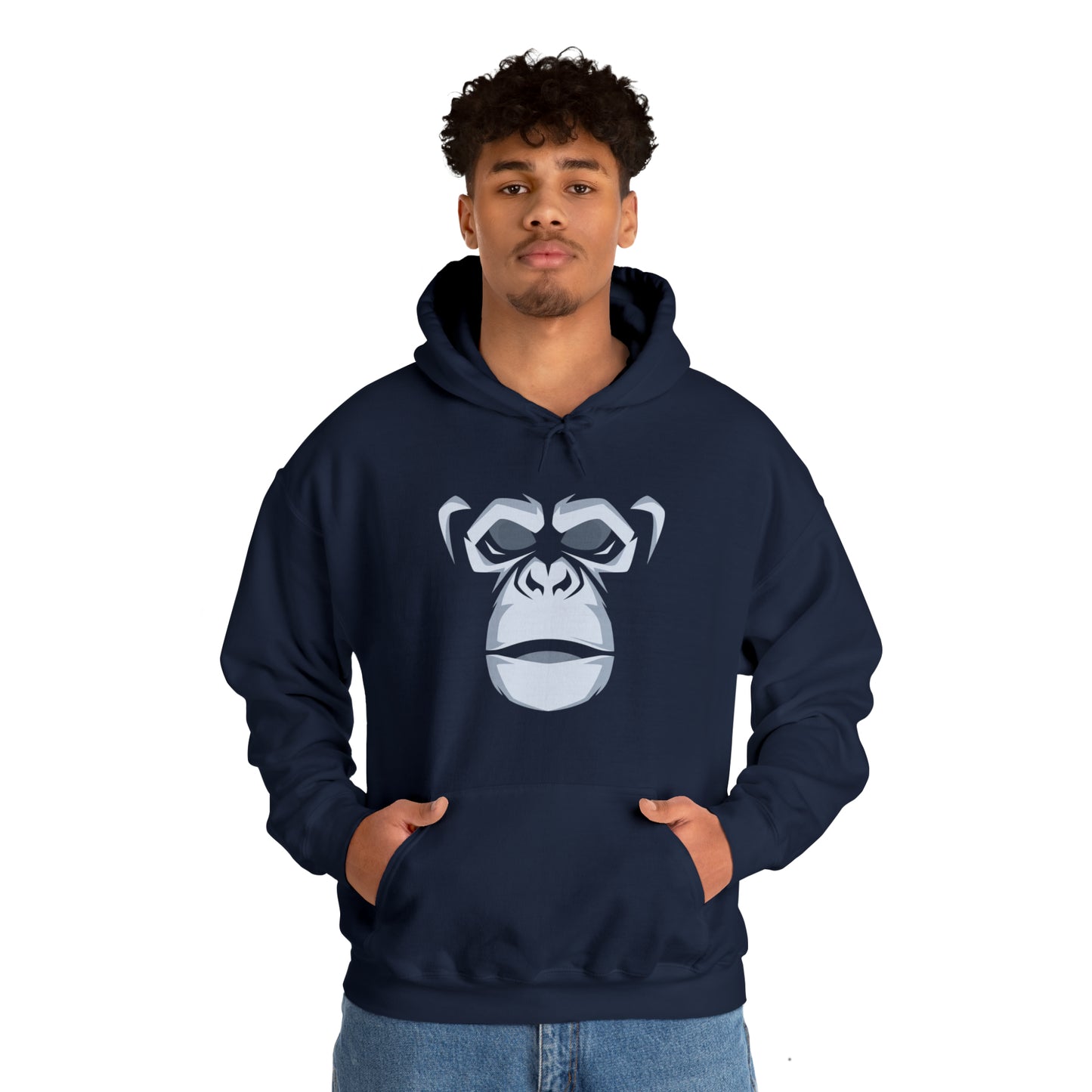 Riff Raff Wear Gorilla Face Unisex Heavy Blend™ Hooded Sweatshirt