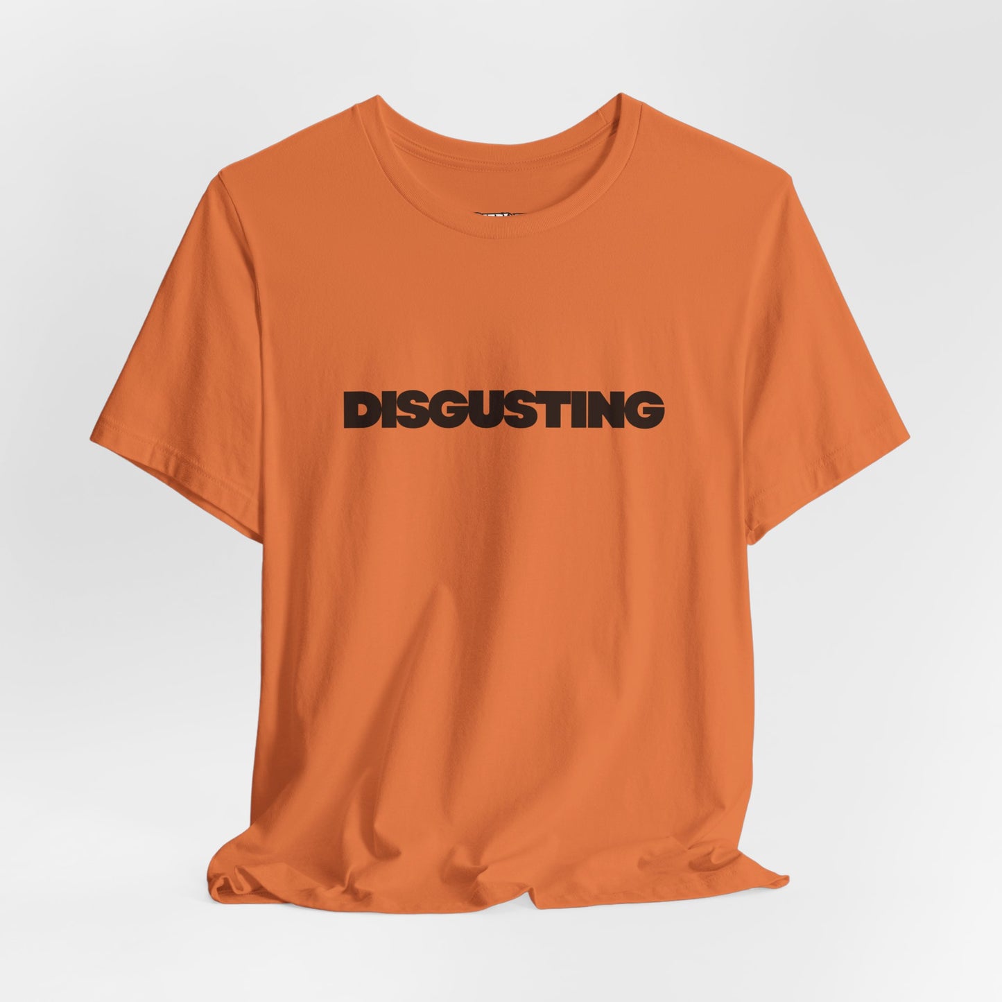 DISGUSTING Graphic Tee — Bold Text Statement T-Shirt