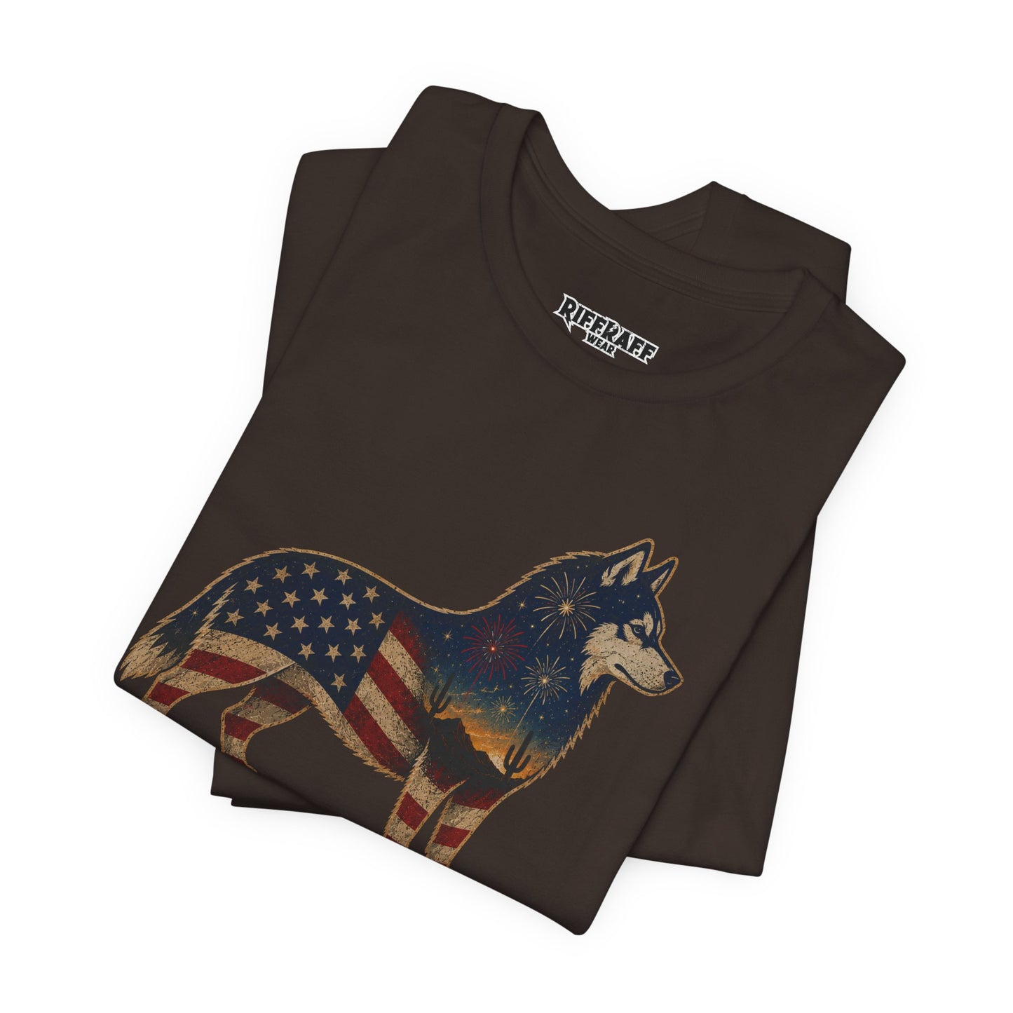 Freedom Crew T-Shirt – Patriotic Husky Flag Tee