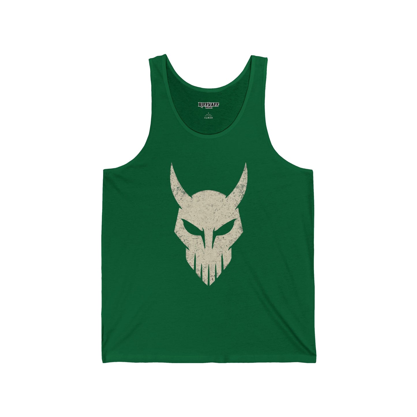 Unisex Jersey Tank with Bold Skull Design - Perfect for Casual Wear & Festivals - Riff Raff Wear