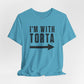 I’m With Torta Arrow Tee - Funny Family/Partner Mexican Food Shirt - Riff Rsff Wear