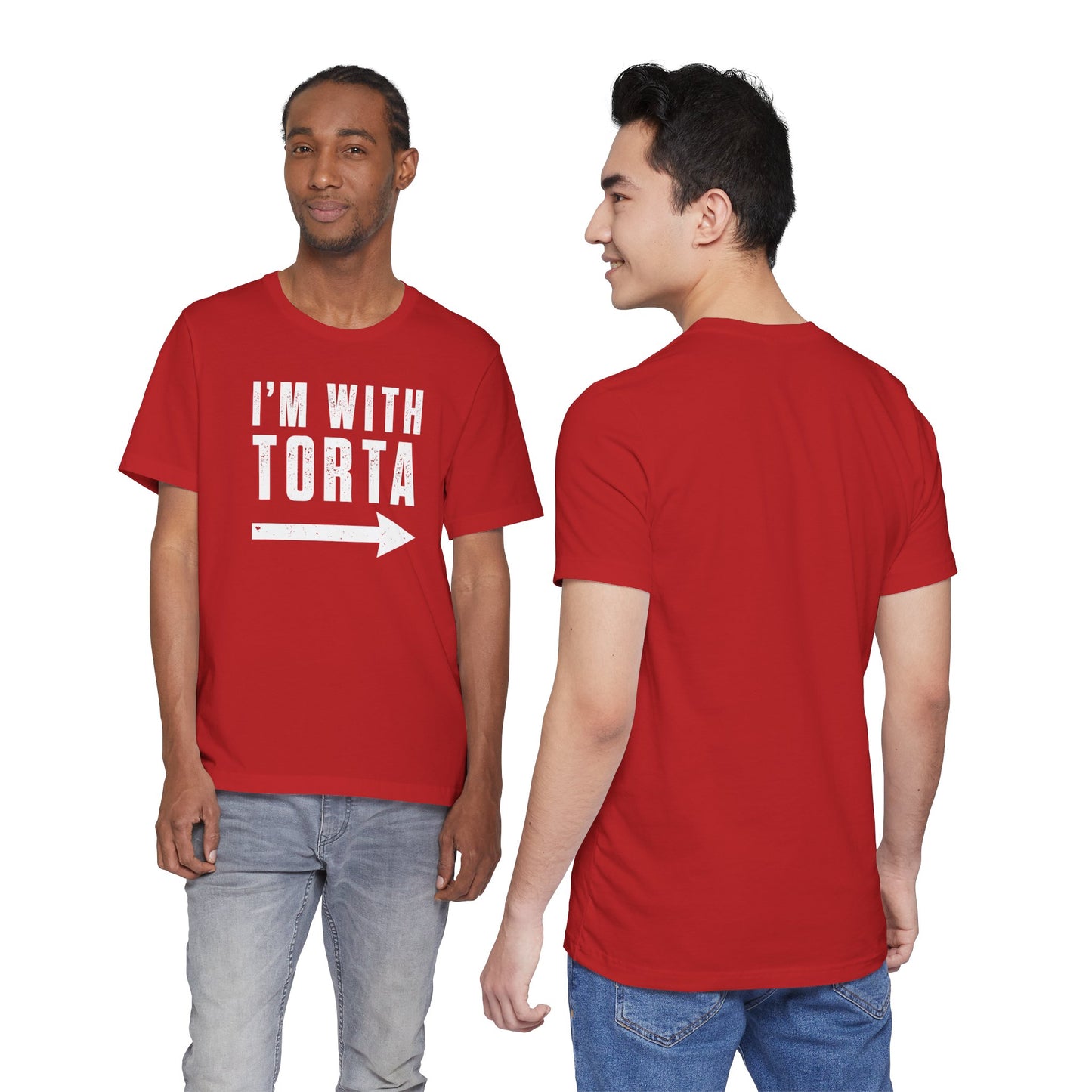 I’m With Torta Arrow Tee - Funny Family/Partner Mexican Food Shirt - Riff Rsff Wear