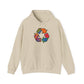 Eco-Friendly Unisex Hoodie with Colorful Recycle Design - Riff Raff Wear