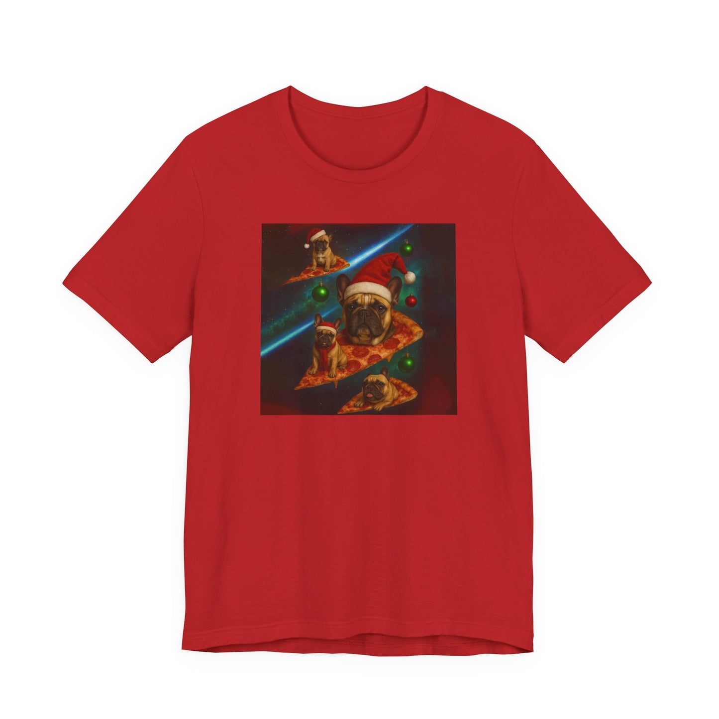 Festive Pet-Themed Short Sleeve Tee, Christmas Gift, Dog Lover Shirt, Holiday Humor T-Shirt, Fun Seasonal Fashion - Riff Raff Wear