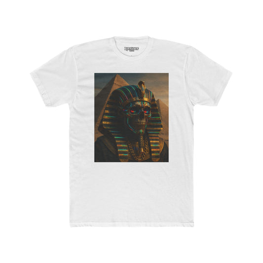 Vintage Pharaoh Graphic Tee, Unisex Cotton Crew Shirt, Egyptian Art  - Riff Raff Wear