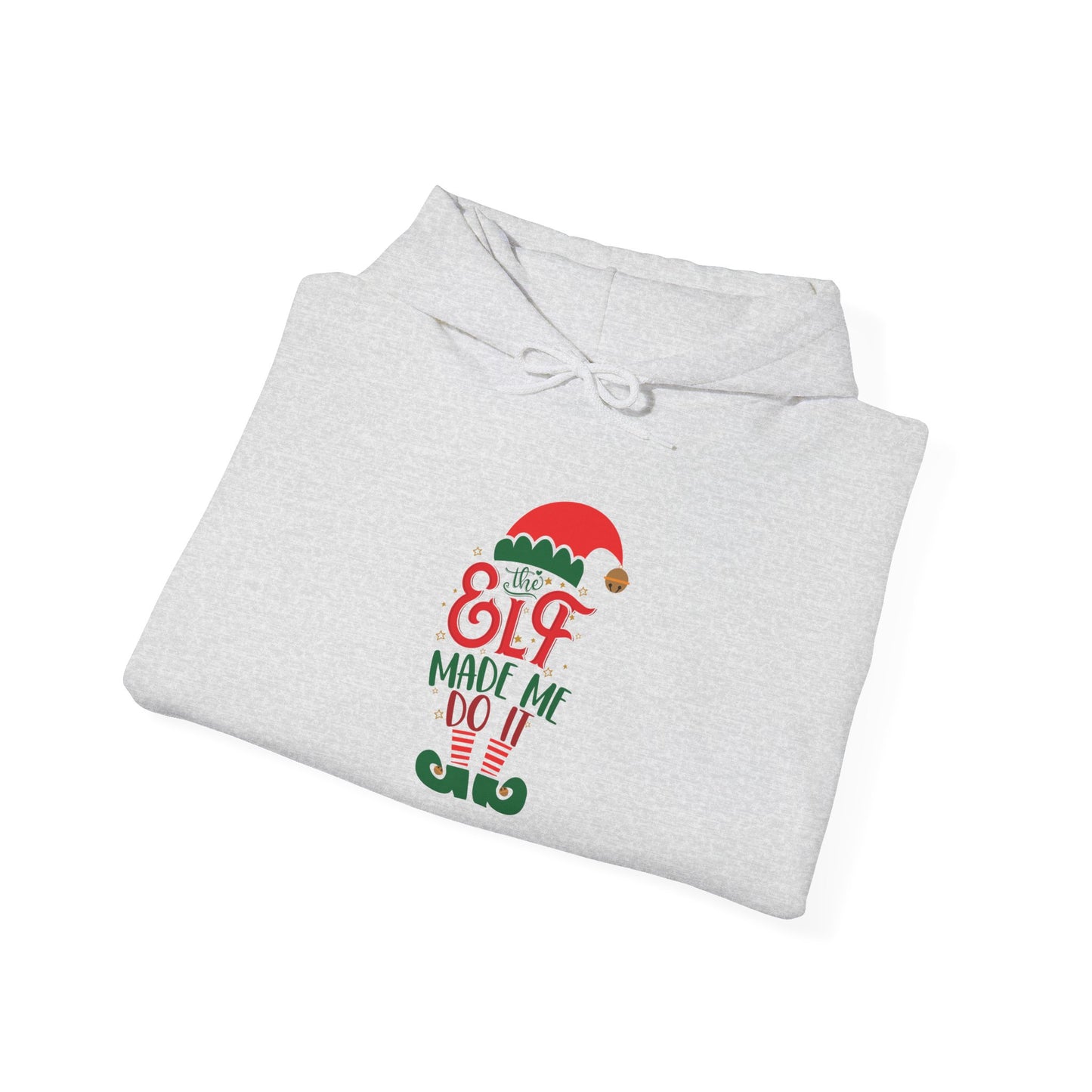 Riff Raff Wear The Elf Made Me Do It Unisex Heavy Blend™ Hooded Sweatshirt